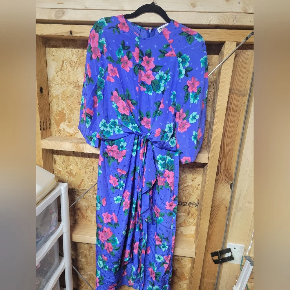 Essentiel Antwerp‎ Floral Viesbeth Puff Sleeve Dress Size 36 (4)